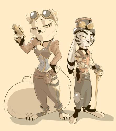 Steampunk Style (with a touch of color)